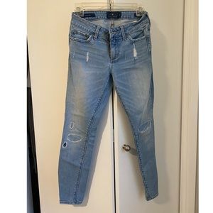 Lucky Brand straight leg light wash jeans size 25